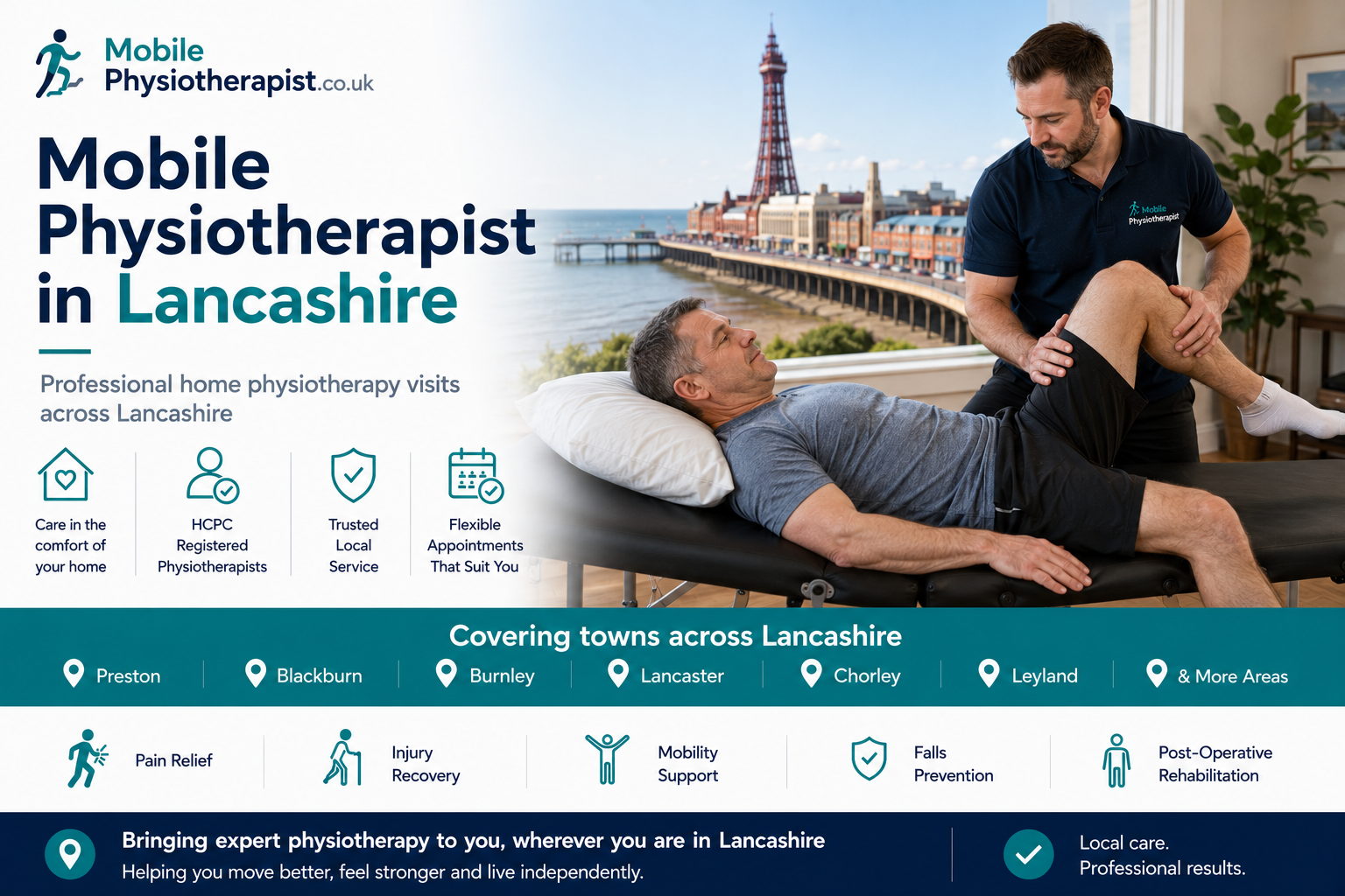 Acupuncture and mobile physiotherapy home visits in Lancashire