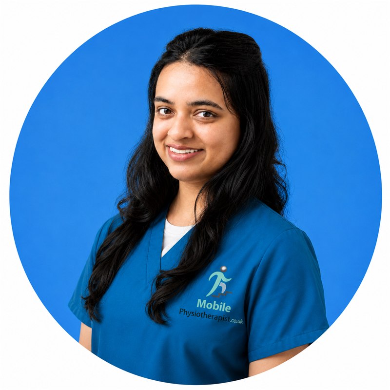 Portrait of Rutvi Patel, HCPC registered physiotherapist